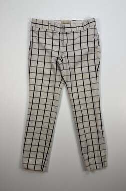 Banana Republic Sloan Fit Windowpane Grid Pants Size 2